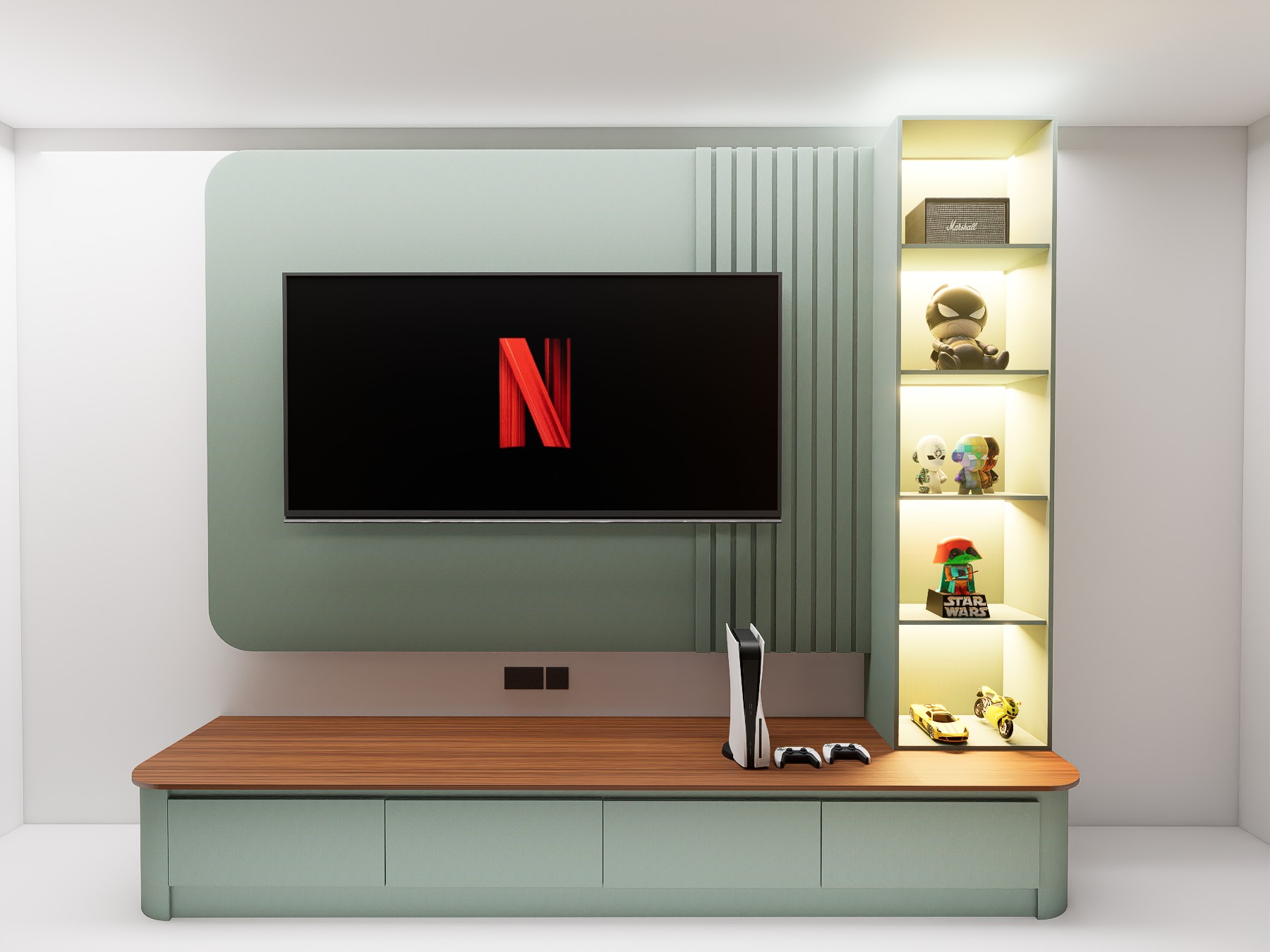 TV Wall view 3